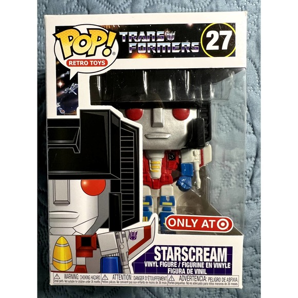 Funko Pop Transformers STARSCREAM Retro Toys #27 Target Exclusive - Picture 1 of 7